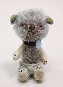 みい印　/　ブルーベースのテディわんこ10cm