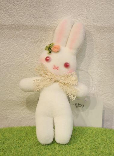 T&F Bears /ぺったんこ うさぎ 【白】 | テディベア,アーティストベア
