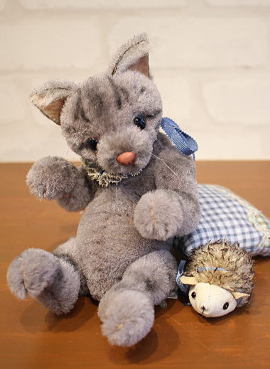 Catnap Bear / サバトラネコ | テディベア,アーティストベア,Catnap