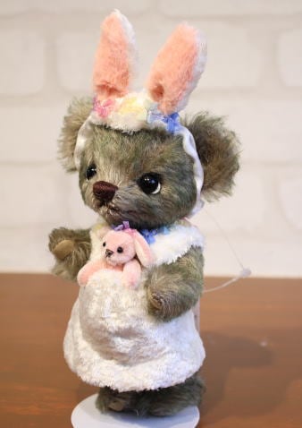 アーティストベア Whim Bear うさぎさん 大國早苗さんのブランド ＊ ” Whim Bear ” ＊「 Nate