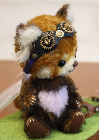 witchery レッサーパンダ ぬいぐるみ テディベア 作家 ハンドメイド