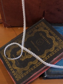 幅8mm　混率　シルク100％ レース