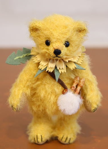 * vintage bear ❀ オレンジグラスアイの キュートな クマちゃん vintage bear ❀ オレンジグラスアイの キュートな クマちゃん