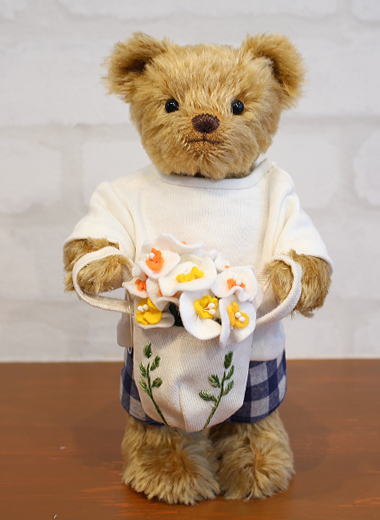 くまのおかあさんkim S Bear 1216 Fran テディベア アーティストベア くまのおかあさん Timeroman Shop