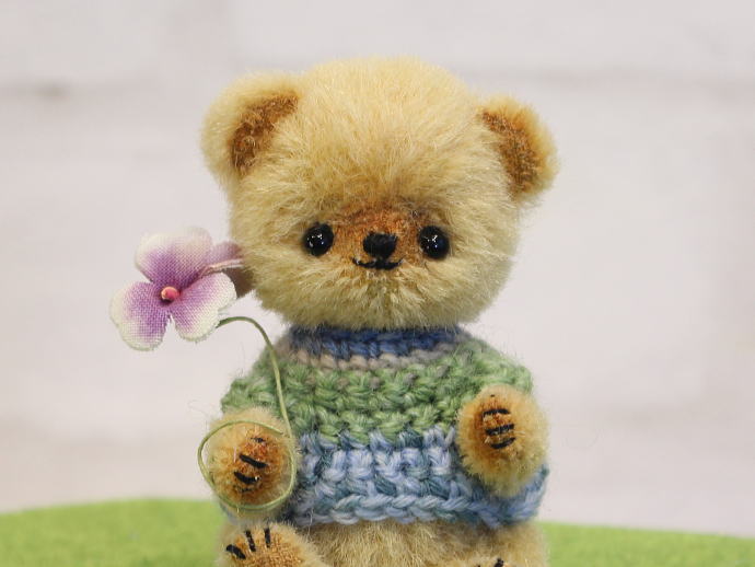 アンティーク　英国　ベビーブルー　テディベア シュタイフ【steiff】クラシック テディベア ブルー 40cm