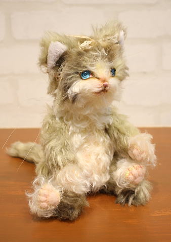 ジェリーベア / 【アクアブルーの目のネコちゃん】 | テディベア