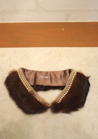 ミンク毛皮のえり　3F177