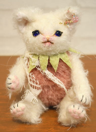 ジェリーベア / いちご ベビーにゃん | テディベア,アーティストベア