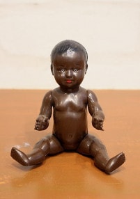 プティコラン　復刻版ドール(黒人)　大きさ:約15cm 3F380