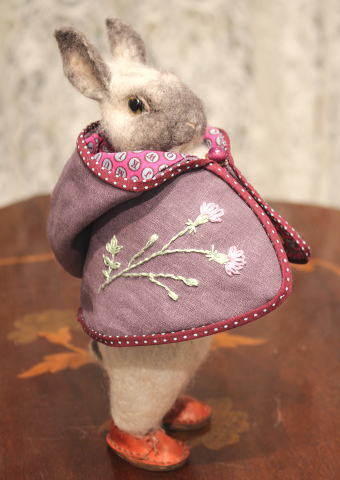 棚からうさもち/【フード付きケープのグレーうさぎ】 | ≪終了企画