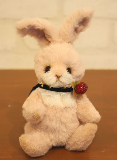 ピンクうさぎ　アーティストベア まつもとようこ/うさぎ ピンク | テディベア,アーティストベア