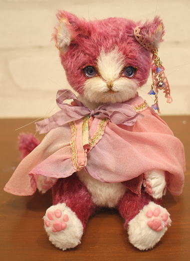 rui様コメント制♡ハンドメイド♡シンクオブミー猫ちゃんファーヘアゴム① ジェリーベア / ピンクのハチワレちゃん | すべての商品 | timeroman-shop