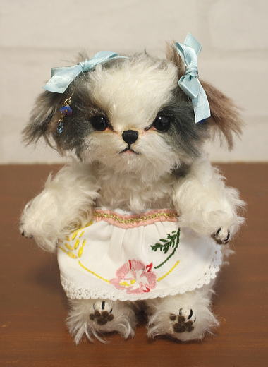 ジェリーベア / 【水色リボンのシーズーちゃん】 | テディベア