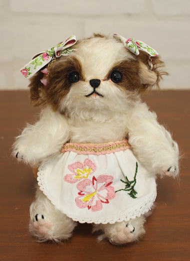 シーズー　テディベア作家様作品　アーティストベア アーティストベア 37cm テディベア 作家さま - メルカリ