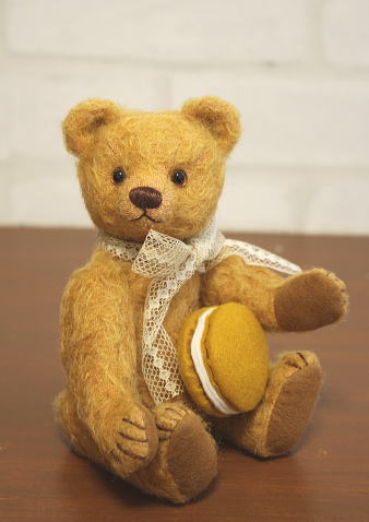 Papi's Bear/ 【フェルトライク（オレンジマカロン）】 | テディベア