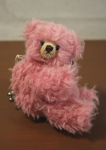 BiBi Bear/ 【おさいふベア PINK mini】 | テディベア,アーティスト