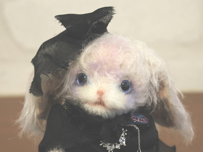 lilyribbon 作家 テディベア ハンドメンド ぬいぐるみ うさぎ