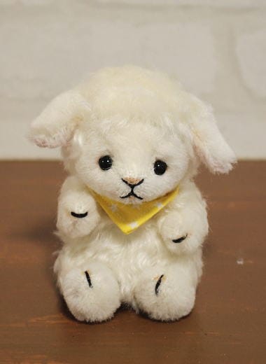 ぬいぐるみ ビルドアベア ヒツジ 羊 ひつじ ドレス 紫 パープル