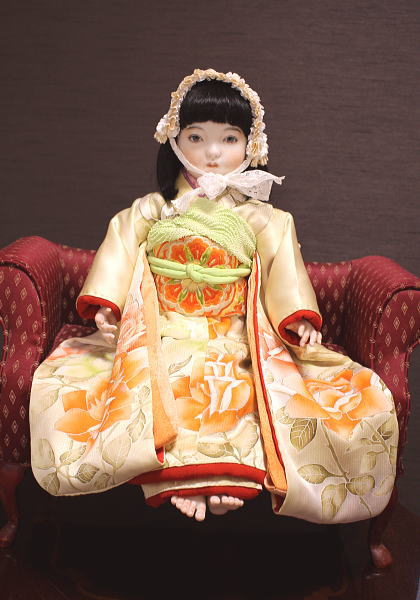 ♡高♡創作花魁文化人形 金＆銀 抱っこちゃん♪ハンドメイドドール♡ 上田 倫生作 / 【華宵の夢】 | すべての商品 | timeroman-shop