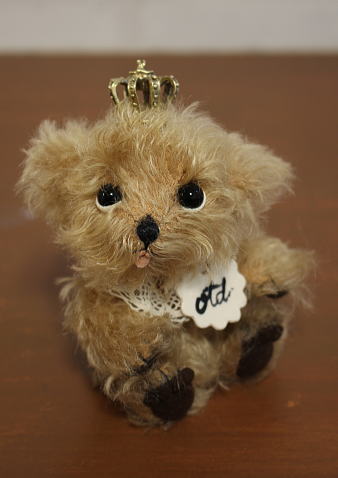 テディプードル　アンティークレースドレスのお茶目な黒プードルちゃん　テディベア otd Karen bear / 【No.1927 トイプードル（小）ブラウン】 | すべての