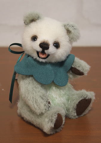 アーティストベア・亦の美芳 マタノミヨシ さん テディベア(ワンピーススタイル) SLY | GATHER RIBBON CUT ショートワンピース (ワンピース(ミニ