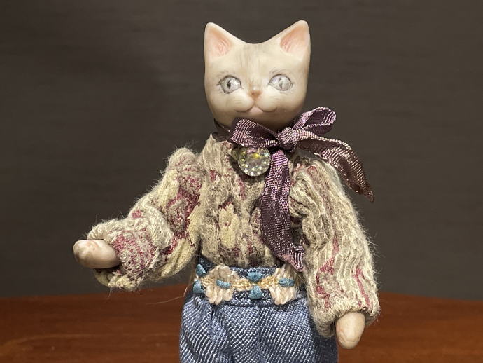 Miss Moppet Dolls作 / 【ビスクドール〈猫の男の子〉】 | すべての