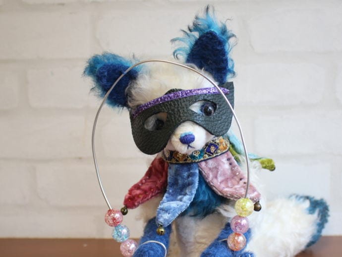 Mori's Bear / 【白青狐】 | テディベア,アーティストベア,Mori's Bear