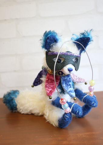 Mori's Bear / 【白青狐】 | テディベア,アーティストベア,Mori's Bear