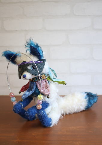 Mori's Bear / 【白青狐】 | テディベア,アーティストベア,Mori's Bear
