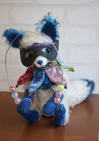 Mori's Bear / 【白青狐】 | テディベア,アーティストベア,Mori's Bear