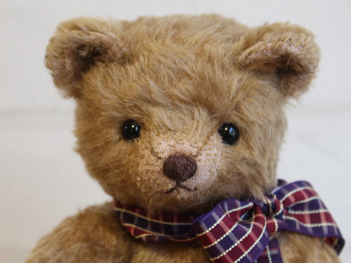 Hataco Bear/【チェックリボンのベア（ブラウン）】 | すべての商品