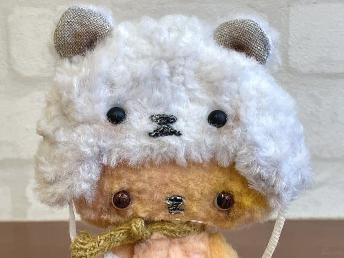 保科直人 / 【白くまぽんぽんヘッド】 | テディベア,アーティストベア