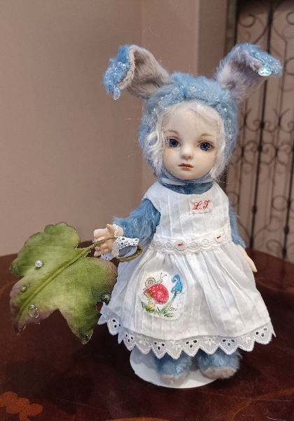 国内作家shamoko様作　ハンドメイド　アートドール 青扇 seisen 作 /【森の妖精（雨音ちゃん）】 | すべての商品