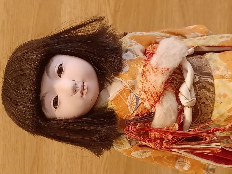 市松人形　女の子　男の子　ハンドメイド 市松人形 男の子 女の子 ペア 美品 日本人形 京都市内お引取り