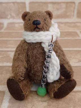 ※アーティストベア*テディベア*オッドアイ*スノー アーティストベア Ollie Bears Twinkle くまのぬいぐるみ : テディベア