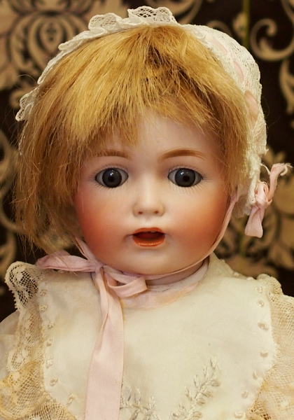 アンティークコンポジションドール グラスアイまつ毛付き！ アンティークコンポジションドール グラスアイまつ毛付き！