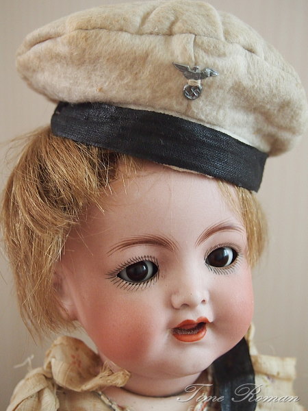 German bisque Flirty-Eyed Character Doll #126 by Kammer and Reinhardt