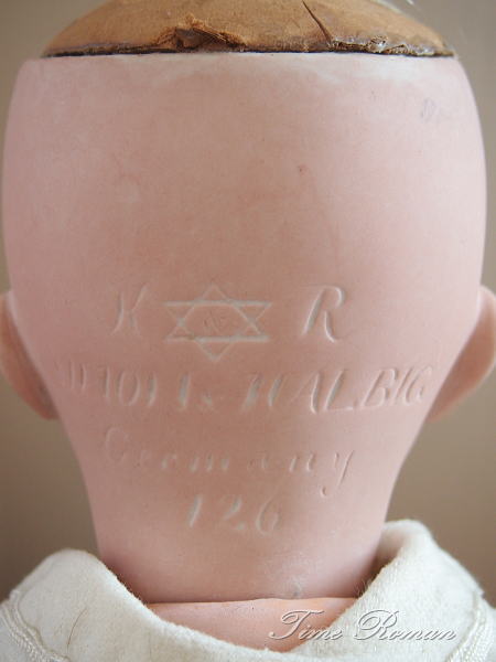 �ڤ��Ͳ����������ޤ����� German bisque Character Doll K*R / Simon&Halbig #126