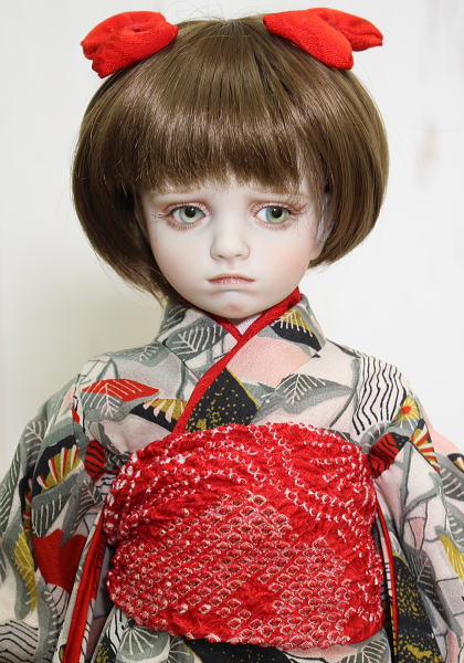 大山 冨美子 作 / 球体関節人形 着物の女の子 約37cm | 人形（Doll