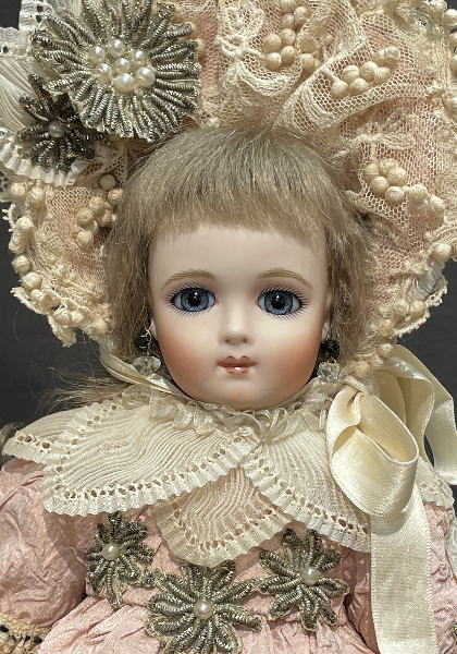 美しいオールビスク ビスクドール ジュモー・トリステ ハンドメイド