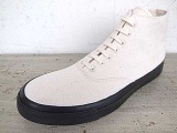 ANATOMICA アナトミカ　WAKOUWA　DECK SHOES　HIGH CUT CANVAS　NATURAL/ BLACK　ワクワ　デッキシューズ　ハイカット　キャンバス　ナチュラル/ブラック