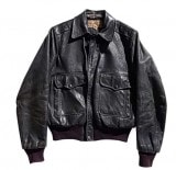 HERCULES إ饯쥹HORSE HIDE LEATHER JACKET ۡϥɡ쥶㥱åȡsize:38BLACK ϳסVintage ơۡš