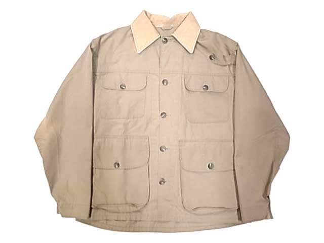 60's L.L.BEAN Hunting Jacket color:BEIGE saize:42 筆記体タグ 1960