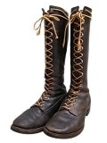 50's RED WING レッドウィング 編み上げロングブーツ　color:D.BROWN ワイズ:E size:8.5 1950年製【Vintage ヴィンテージ】【中古】