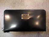 PORTER ポーター × GLAD HAND グラッドハンド　BELONGINGS ZIP WALLET ジップ ウォレット　BLACK ブラック　長財布　GLADHAND BY PORTER YO