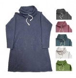 Good on グッドオン　ROLL NECK SWEAT WIDE ONE PIECE　ロールネック スウェット ワイド ワンピース 長袖