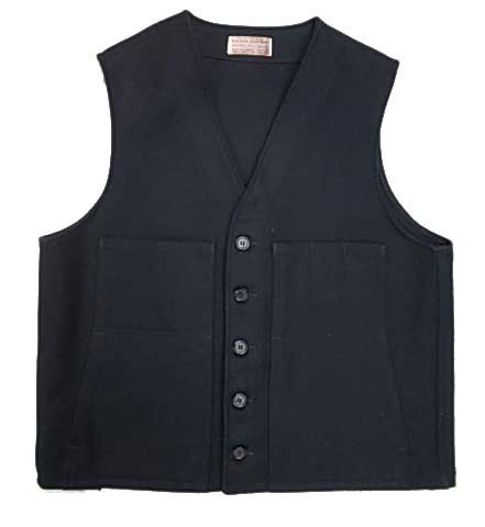 FILSON フィルソン VIRGIN WOOL VEST バージンウール ベスト BLACK