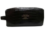 PORTER ポーター × GLAD HAND グラッドハンド　BAGGAGE DOUBLE ZIP BODY BAG　ダブル　ジップ　ボディーバッグ　CROCOLIKE BLACK クロコライク ブ