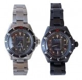 FAR EASTERN ENTHUSIAST ファー・イースタン・エンスージアスト　MERIDIAN WATCH　STAINLESS　ステンレスベルト　2色（SILVER/MATT BLACK） 腕時