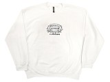 PAPER MIC ペイパーマイク　CREW NECK L/S SWEAT SHIRTS クルーネック スウェット　KINARI キナリ　ホワイト|KINARI　キナリ